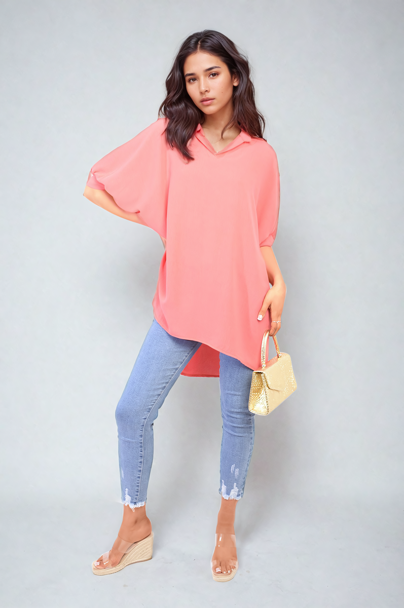 Balloon Sleeve Oversized Top 🇬🇧
