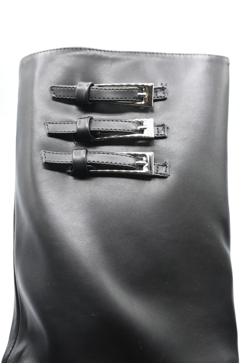 Pointed Toe Fold-Over Knee High Boots 🇬🇧