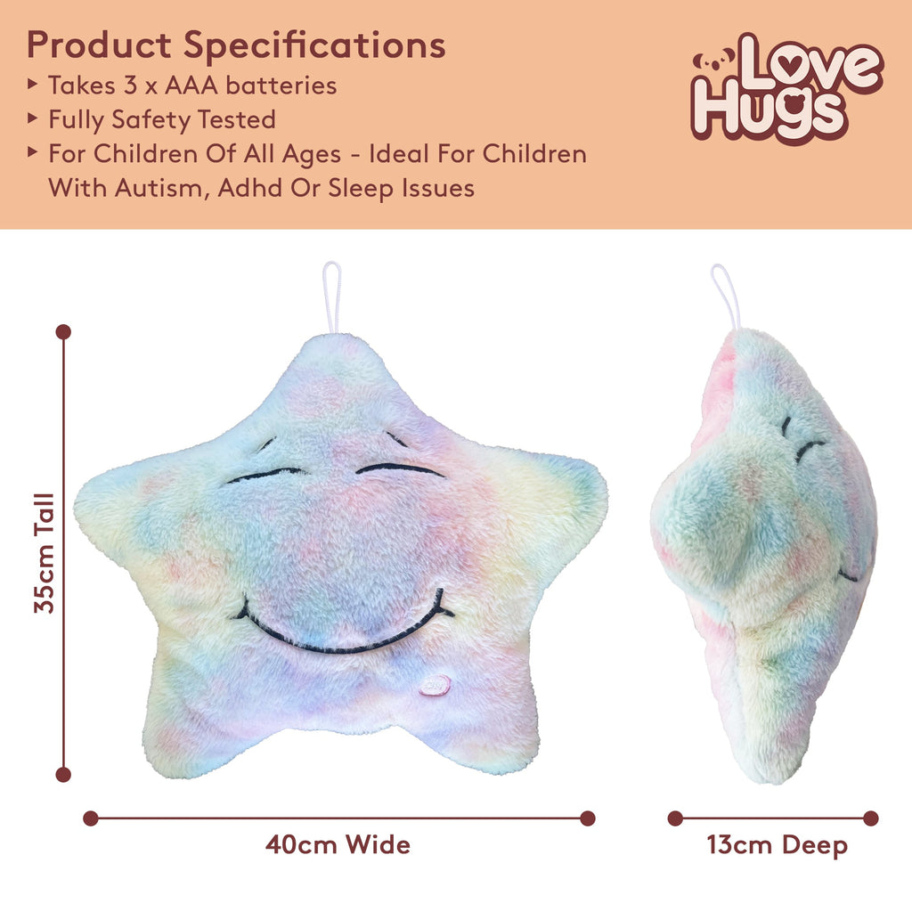 Sensory Star Musical Light Up Plush Toy 🇬🇧