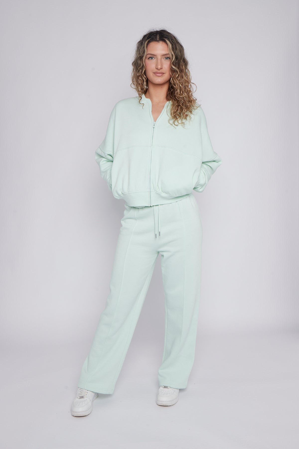 Oversized Bomber Style Fleece Zipper Co-ord 🇬🇧