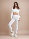High-waisted seamless shaping leggings for women 🇬🇧