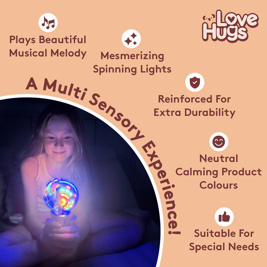 Musical Sensory Light Up Wand - Sensory Lights For Special Needs 🇬🇧