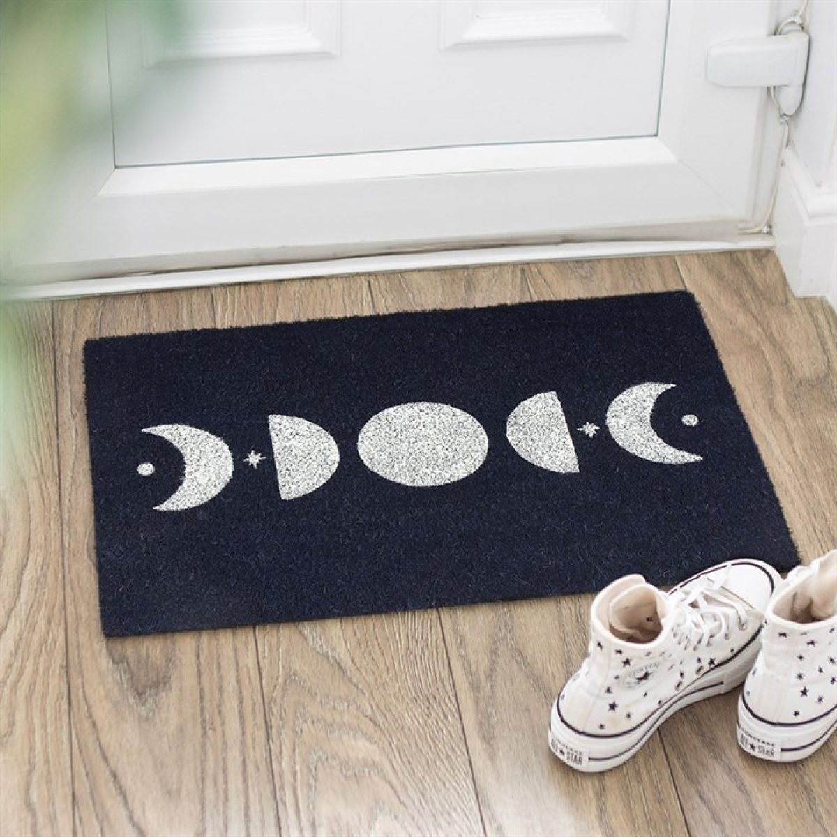 Dark Blue Moon Phase Doormat 🇬🇧