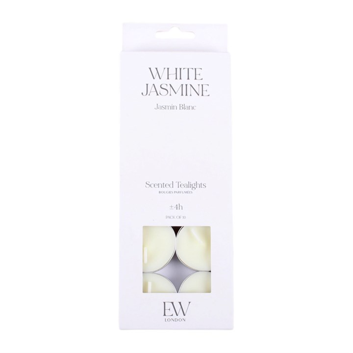 Pack of 10 White Jasmine Scented Tealights 🇬🇧