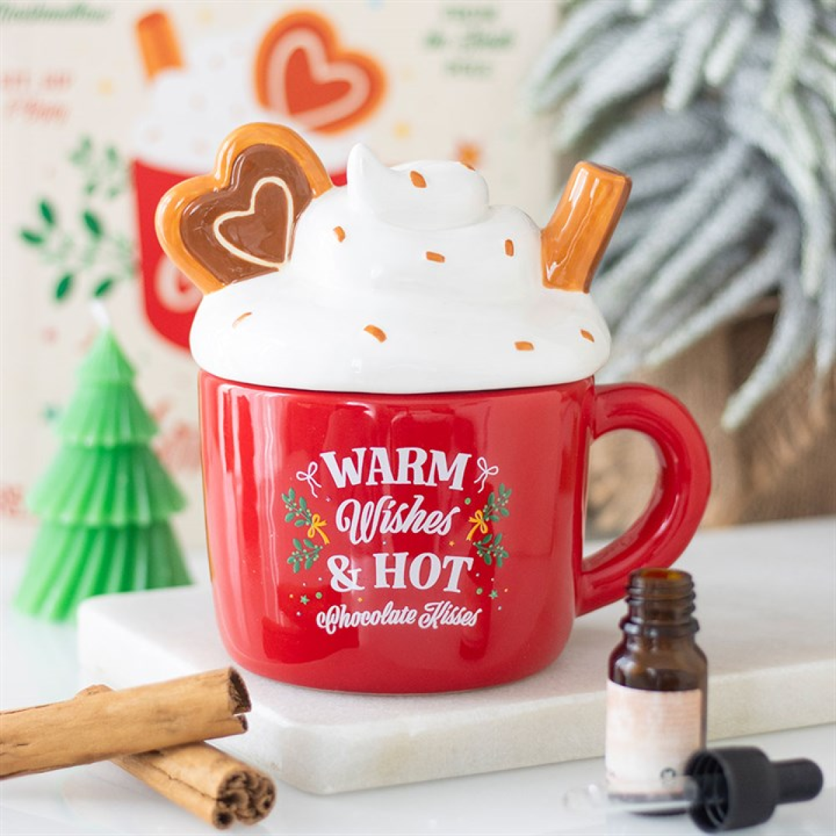 Hot Chocolate Mug Shaped Oil Burner 🇬🇧