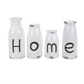 Set of 4 Decorative Milk Bottles 🇬🇧