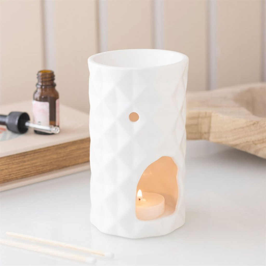 Geometric Faceted Oil Burner 🇬🇧