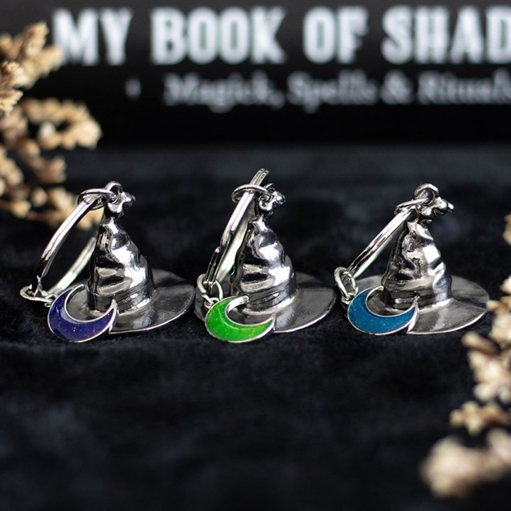 Set of 3 Coven Sisters Witch Hat Keyrings 🇬🇧