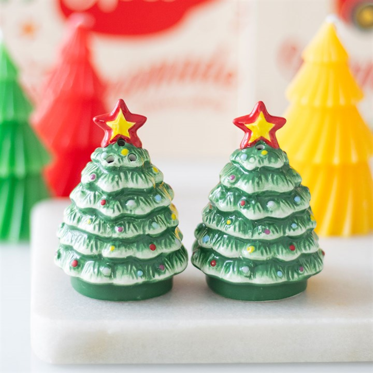 Nostalgic Christmas Trees Salt & Pepper Shakers 🇬🇧