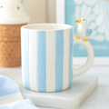 Striped Mug with Seagull 🇬🇧