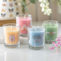 Set of 4 Floral Bug Mandarin & Bergamot Candles 🇬🇧