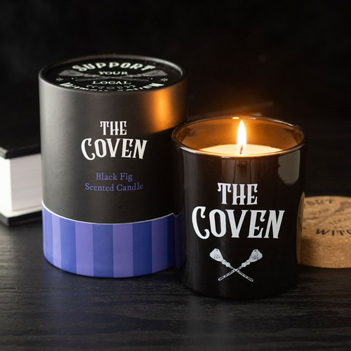 *The Coven Black Fig Scented Glass Candle with Cork Lid 🇬🇧