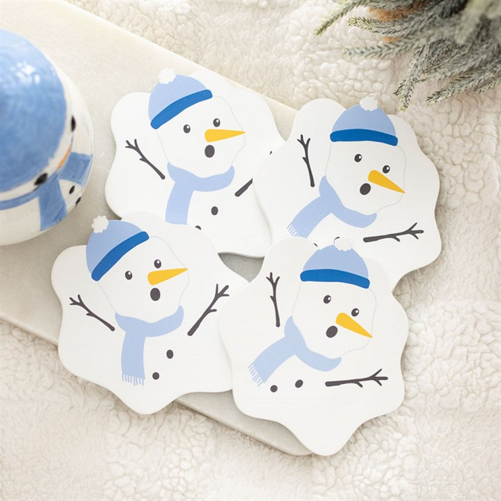 Melting Snowman Coaster Set 🇬🇧