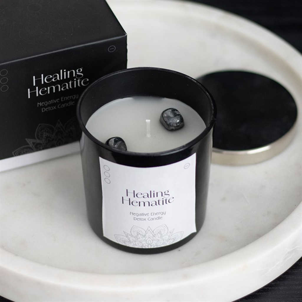 Healing Hematite Detox Candle 🇬🇧