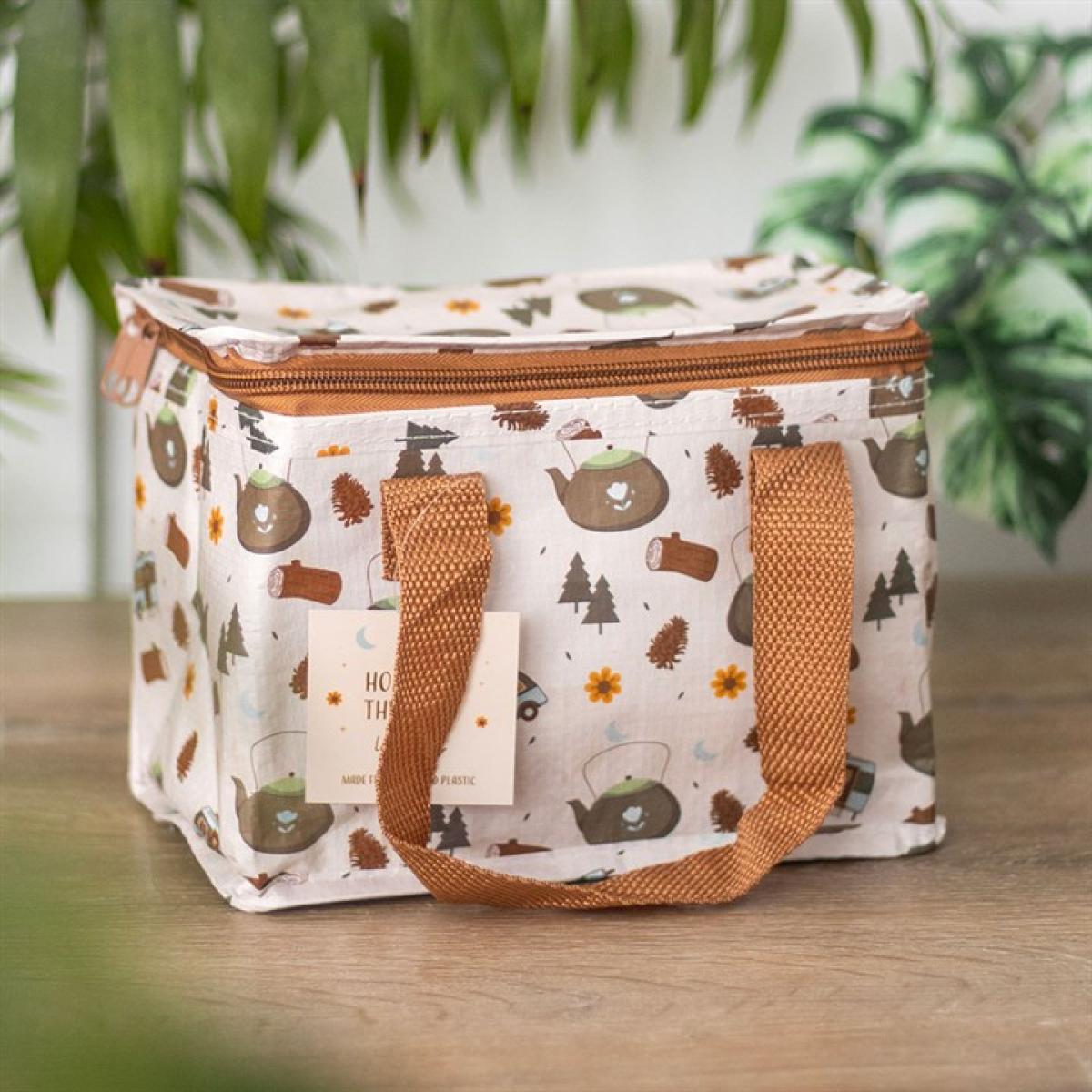Home on the Road Camping Print Lunch Bag 🇬🇧