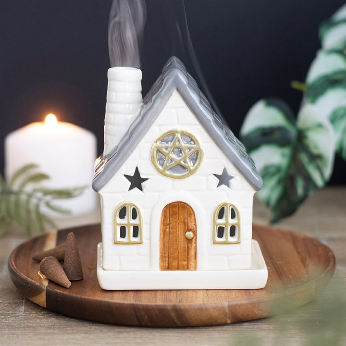 Stone Cottage Incense Cone Holder 🇬🇧