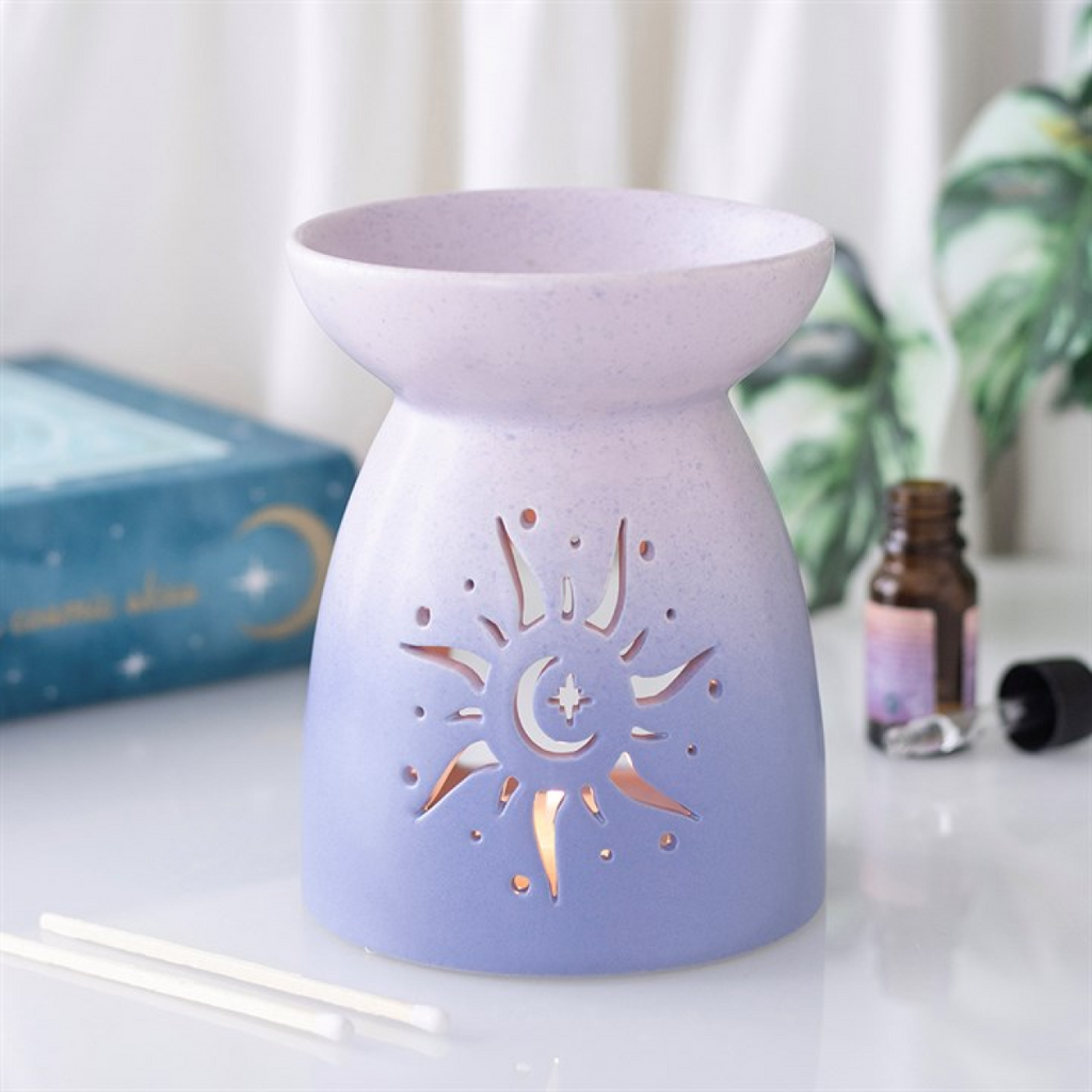 Purple Sun Cut Out Oil Burner 🇬🇧