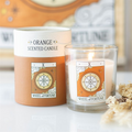 The Wheel of Fortune Vintage Tarot Orange Candle 🇬🇧