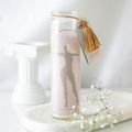 Athena Goddess Tube Candle with Clear Quartz Crystals 🇬🇧
