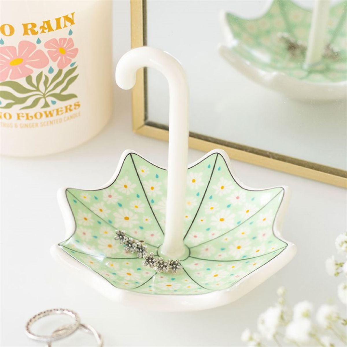 Floral Umbrella Trinket Dish 🇬🇧