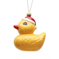 Christmas Duck Glass Hanging Decoration 🇬🇧