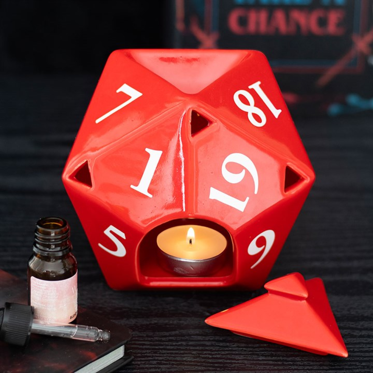 D20 Gaming Dice Shaped Oil Burner 🇬🇧