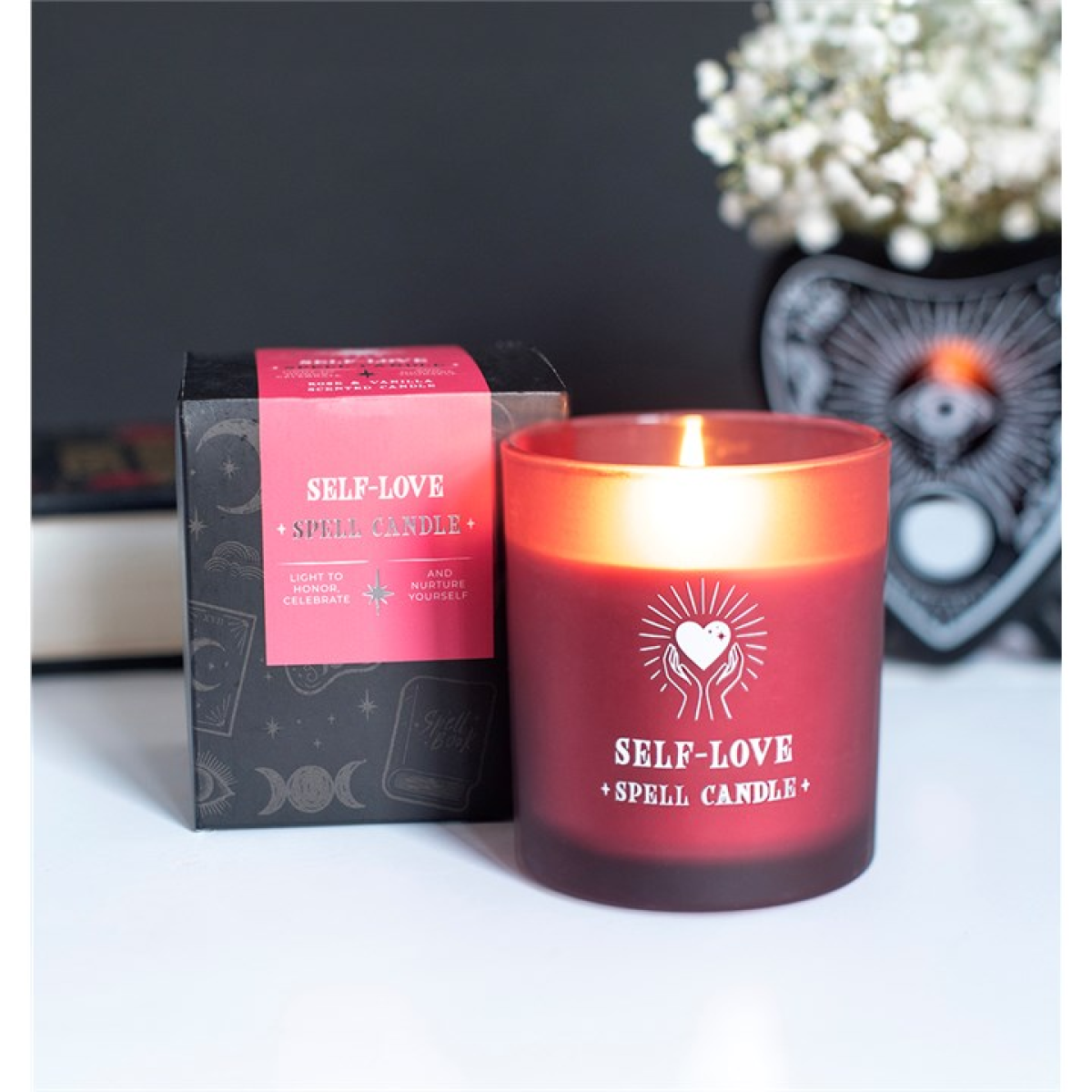 Self Love Rose & Vanilla Scented Candle 🇬🇧