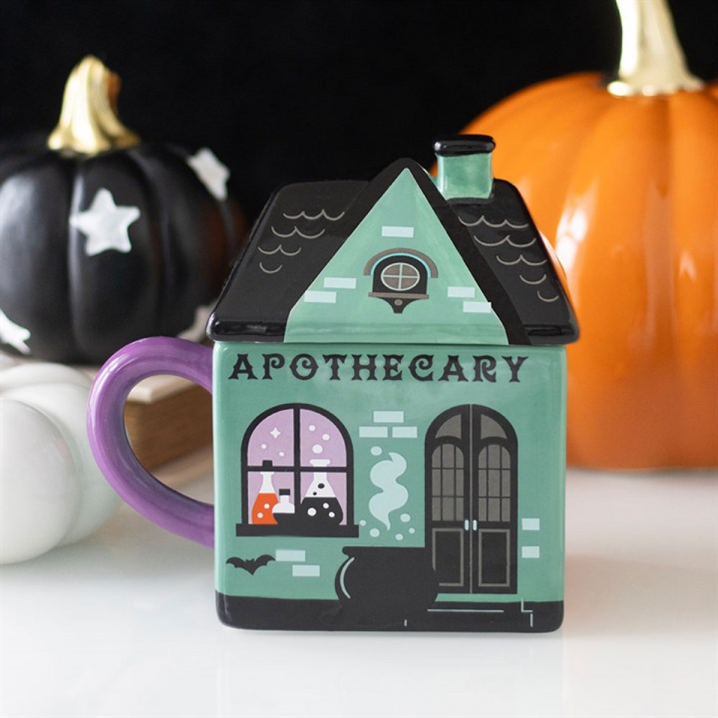 Apothecary Shop Lidded Mug 🇬🇧