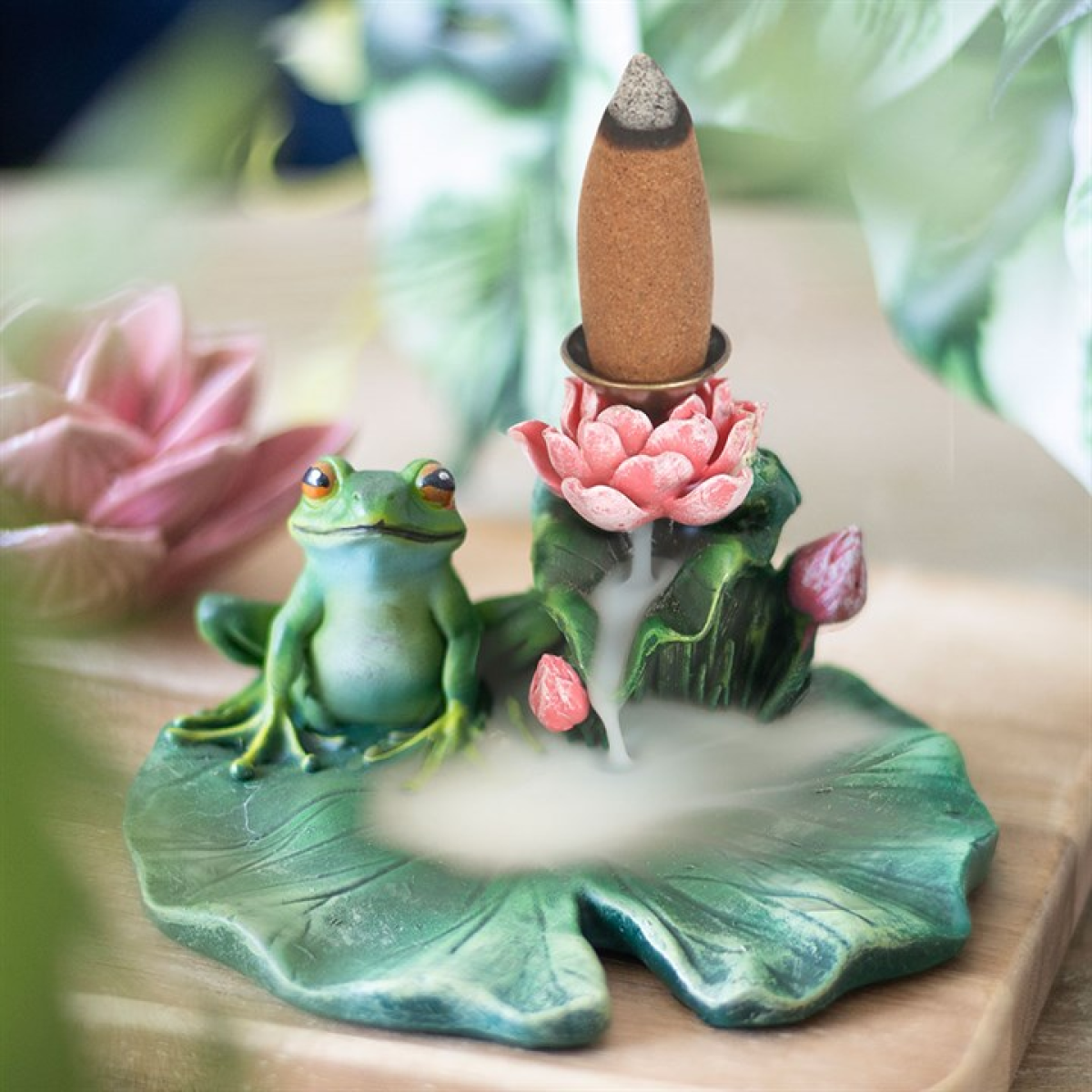Lily Pad Backflow Incense Burner 🇬🇧