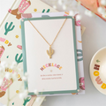 Cactus Necklace on Greeting Card 🇬🇧