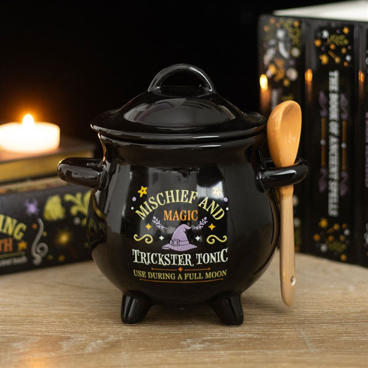 Mischief and Magic Cauldron Soup Bowl with Spoon 🇬🇧