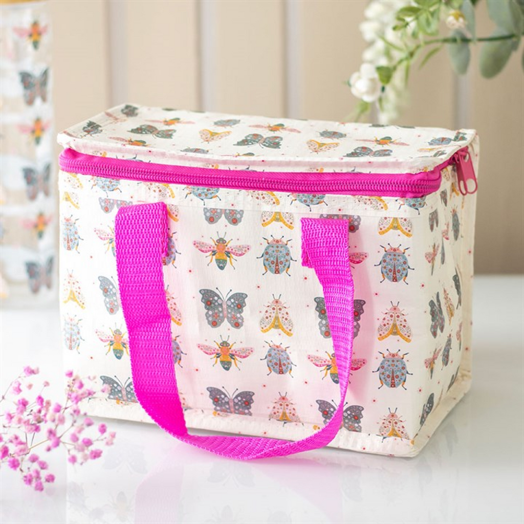 Floral Bug Print Lunch Bag 🇬🇧
