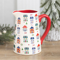 Christmas Street Print Ceramic Flower Jug 🇬🇧