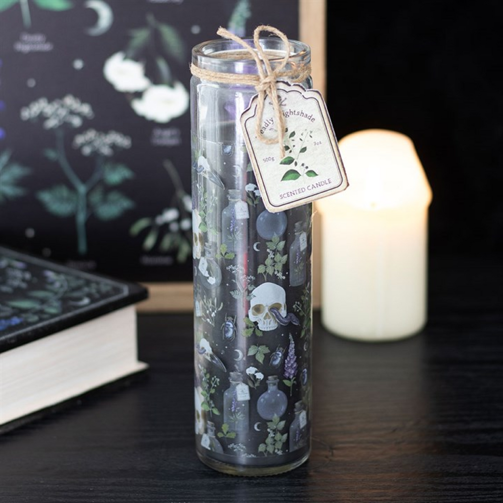 Poisonous Plants Deadly Nightshade Tube Candle 🇬🇧