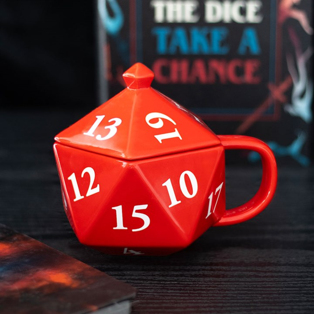 D20 Gaming Dice Shaped Mug 🇬🇧