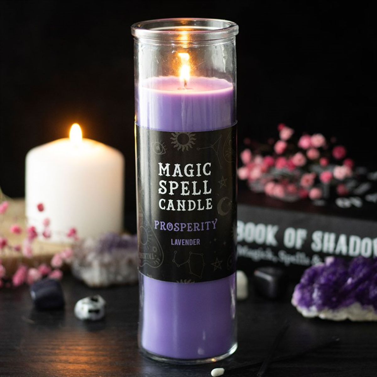 Prosperity Lavender Magic Spell Tube Candle 🇬🇧