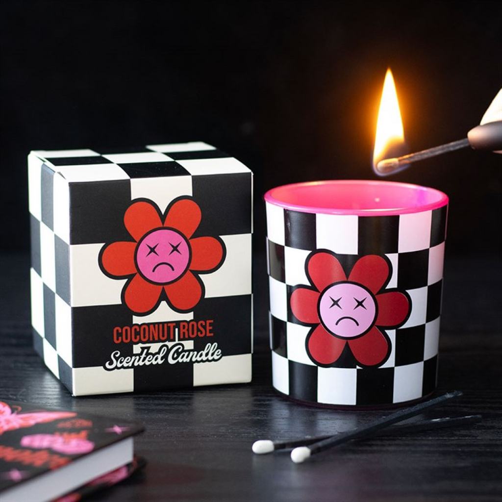 Sad Flower Coconut Rose Candle 🇬🇧