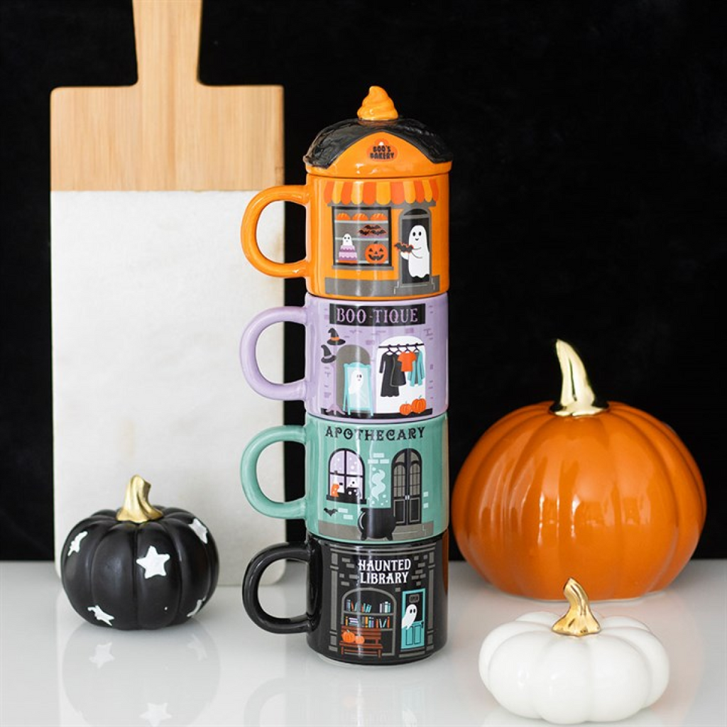 Spooky Street Stacking Mug Set 🇬🇧