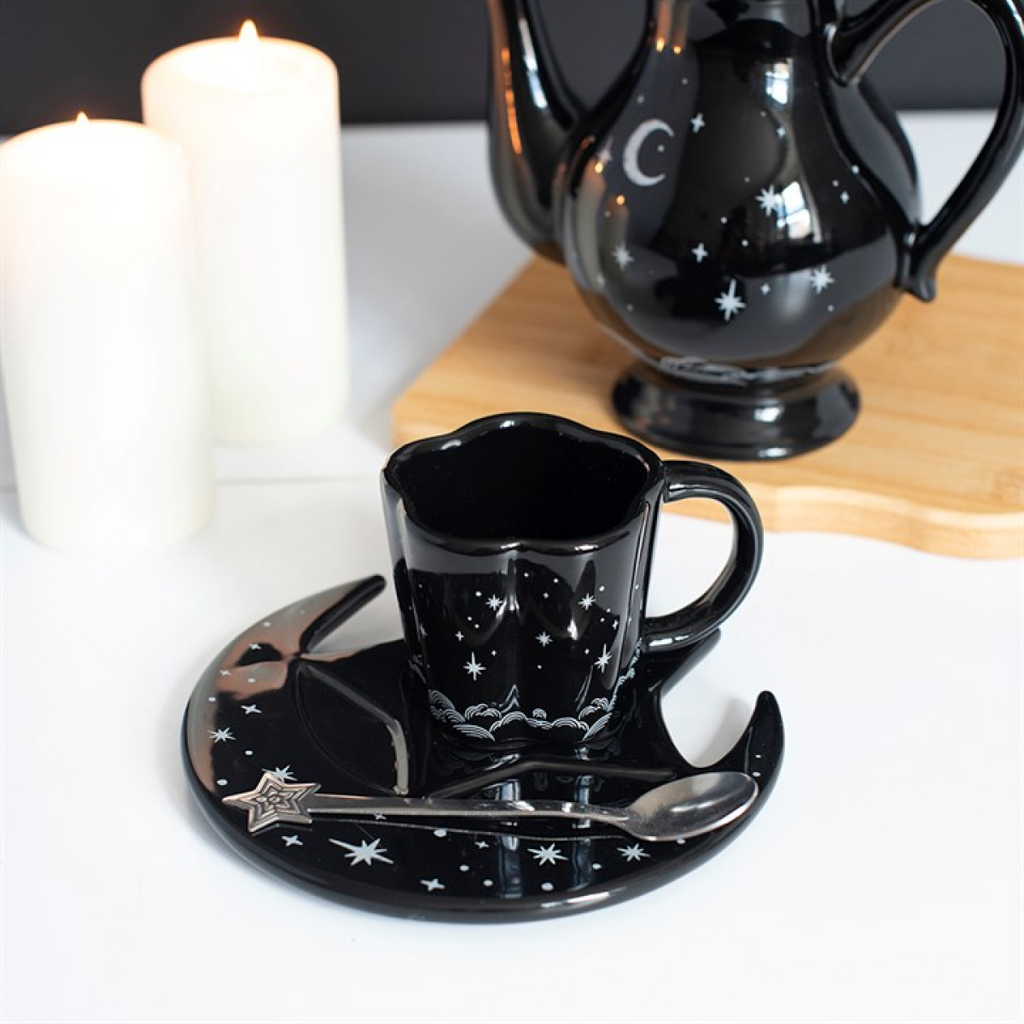 Spellbound Sky Espresso Cup, Saucer and Spoon Set 🇬🇧