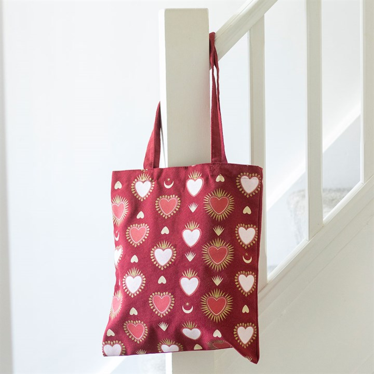 Sacred Heart Print Tote Bag 🇬🇧