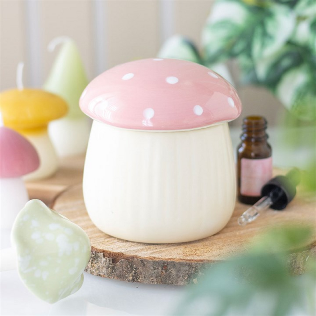 Pink Mushroom Oil Burner 🇬🇧