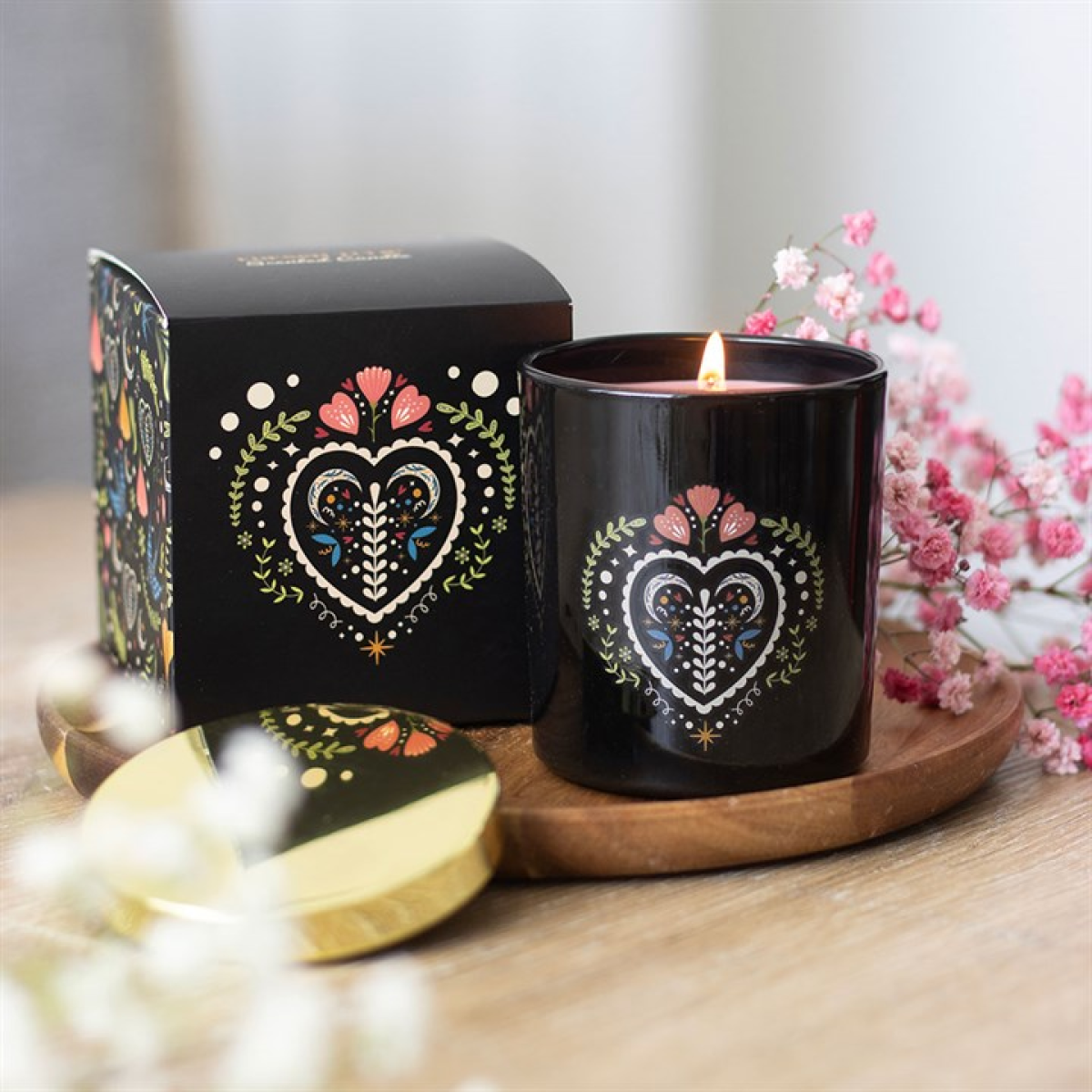 Midnight Bloom Black French Tulip Scented Candle 🇬🇧