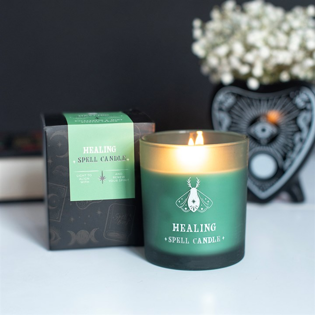 Healing Eucalyptus Mint Scented Candle 🇬🇧