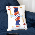 King of the Sofa Playing Card Cushion 🇬🇧