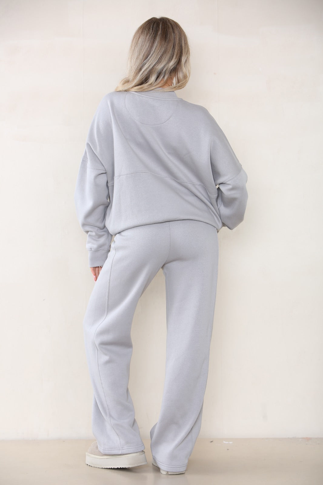 Oversized Bomber Style Fleece Zipper Co-ord 🇬🇧
