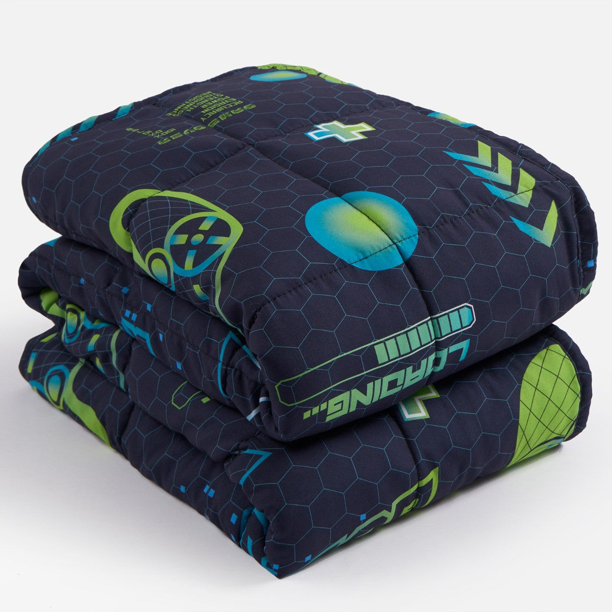 Kids Neon Gaming Weighted Blanket, Blue/Green - 3KG 🇬🇧