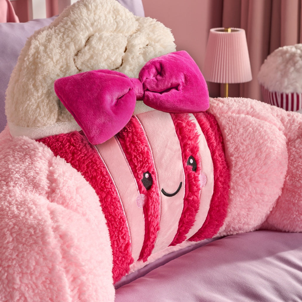 Paisley The Popcorn Cuddle Cushion - Hot Pink 🇬🇧