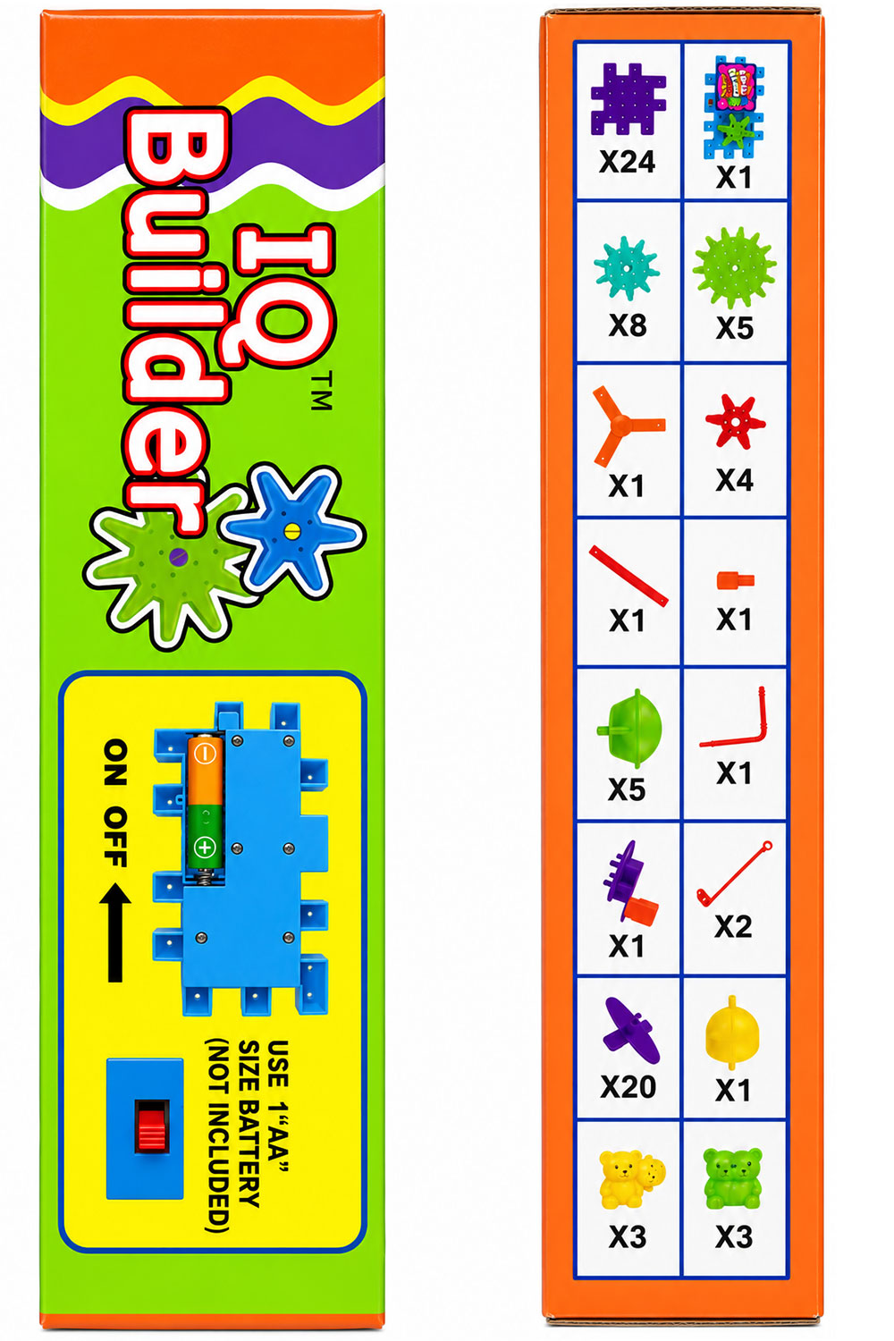 IQ Builder 81 Pieces Gear Building Blocks Puzzle Set 🇬🇧