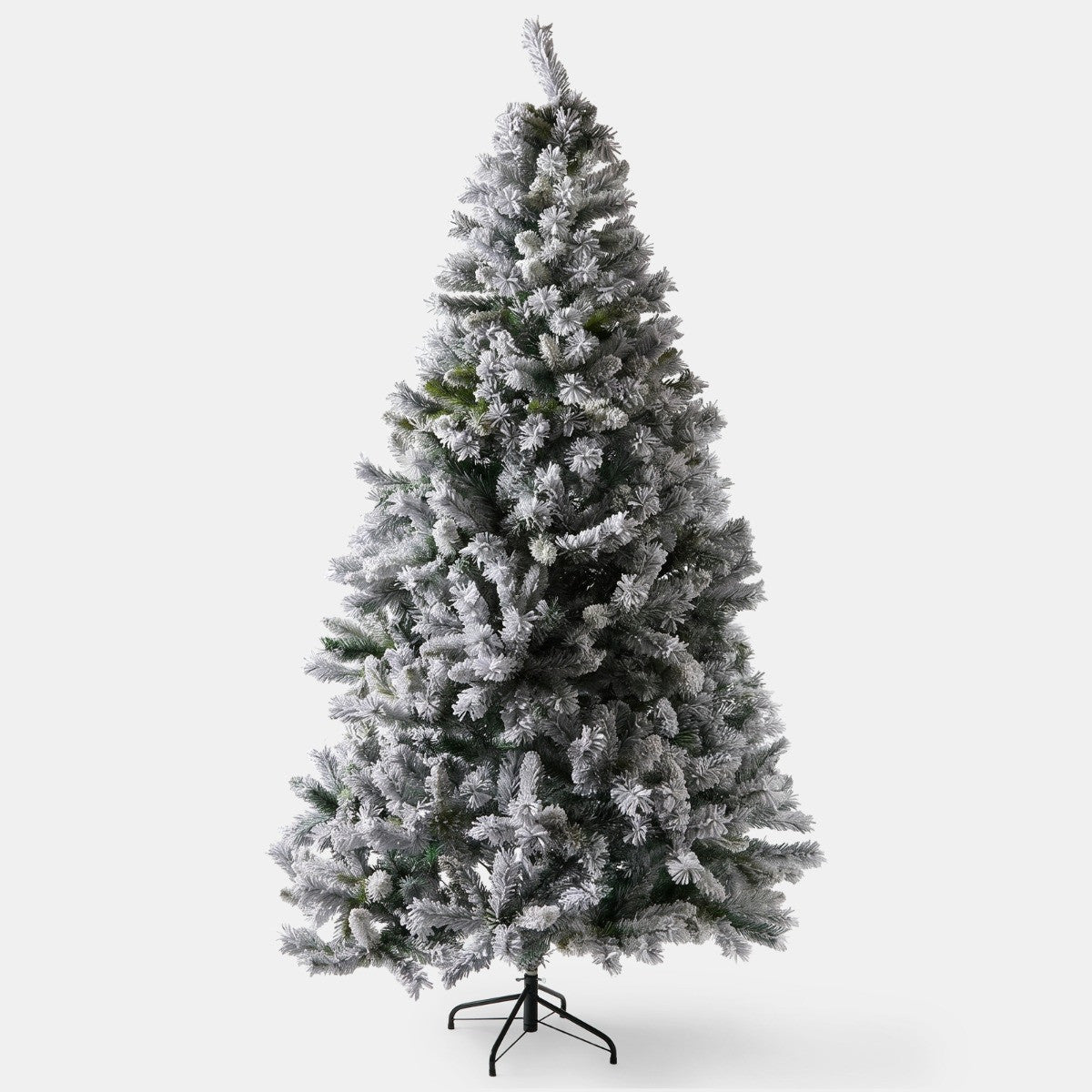 Premium Snowy Christmas Tree, Green - 7ft
 🇬🇧