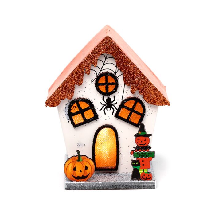 LED Decoration - Halloween Spooky Spider Pumpkin House 🇬🇧